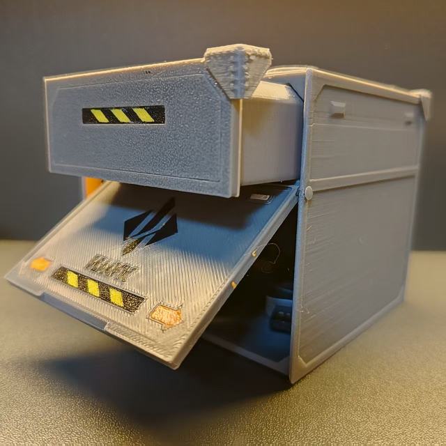 Monument Action Peripheral Flight Box Safe African Heart Big Red Monument Figure Model Movable Ornament