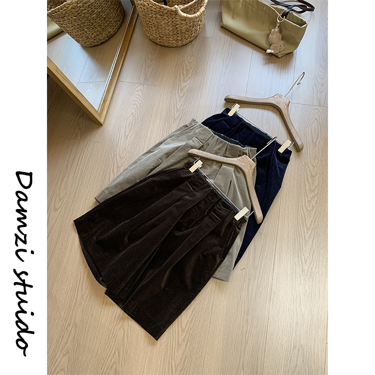 Da Maizi's New Craft Corduroy Shorts, Model 1533 Corduroy Shorts Da Maizi's New Craft Corduroy Shorts, Model 1533 Corduroy Shorts