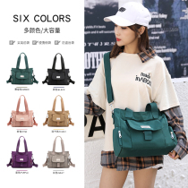 Work hand carrying sails cloth bag Women 100 lap days Department of Korean version Jane about large capacity Nylon Bag Oxford Cloth Single Shoulder Diagonal Satchel Bag