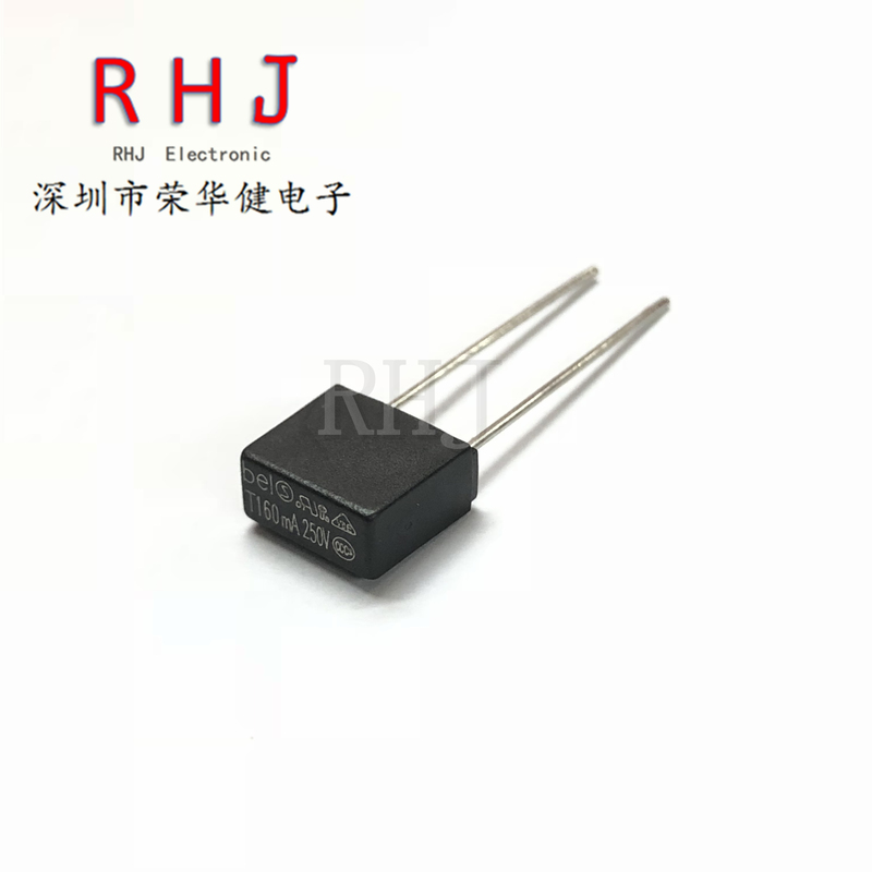 392 T160Ma 250V One Piece Equals Five Black Square Slow-Blow Mini Disposable Fuses
