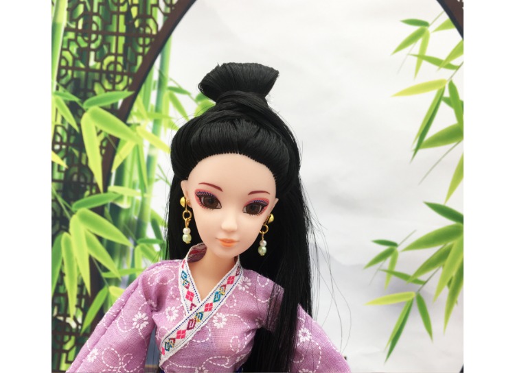 Trang phục cổ xưa Hoa tai cổ đại Hoa tai bông tai phụ kiện trang sức Hoa tai phong cách cổ điển Trung Quốc búp bê lol surprise
