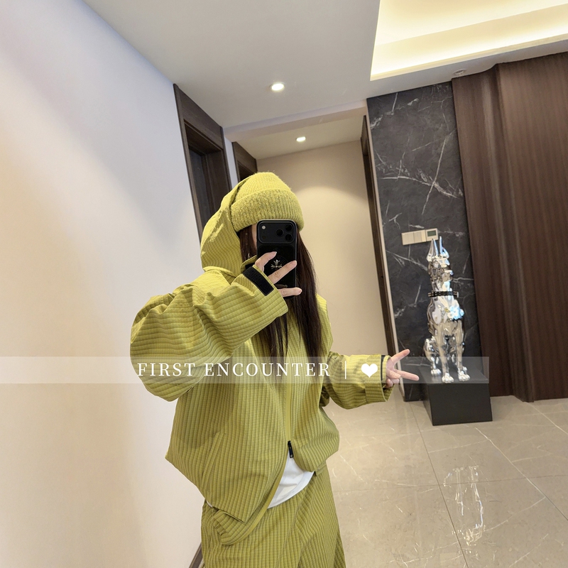 Qinghe Freestyle 26-27 New Waterproof Fleece-Lined Oversize Loose 3L Snowboard Suit Set