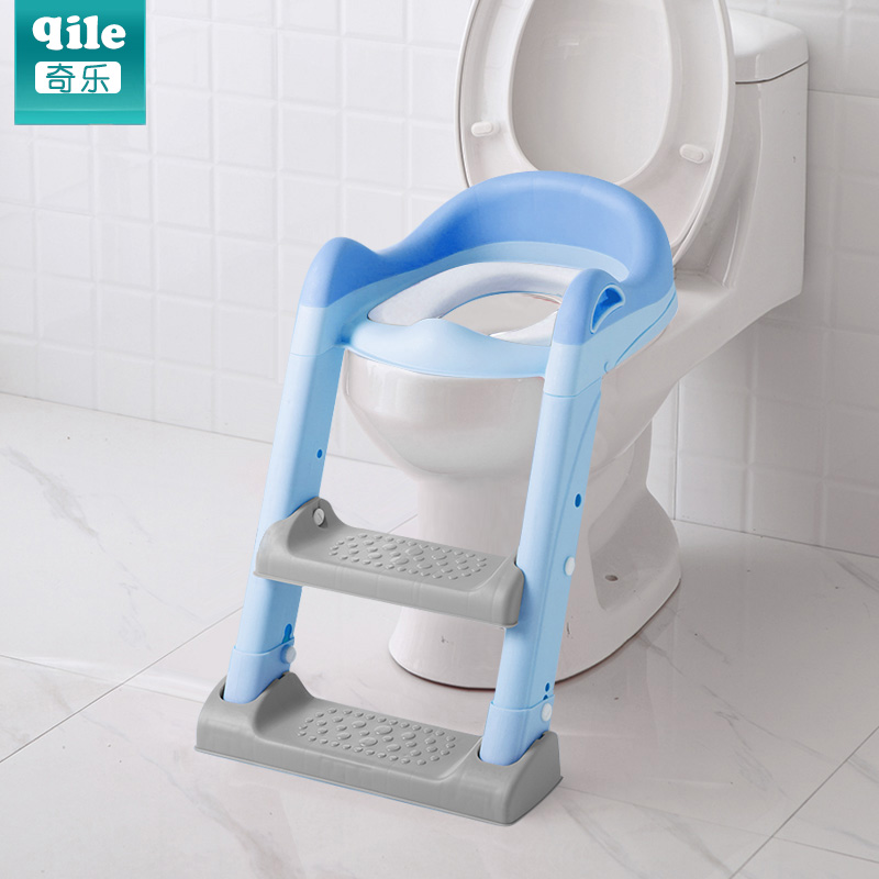 Baby toilet children's folding soft seat washer male and female children universal toilet seat baby increase step bedpan