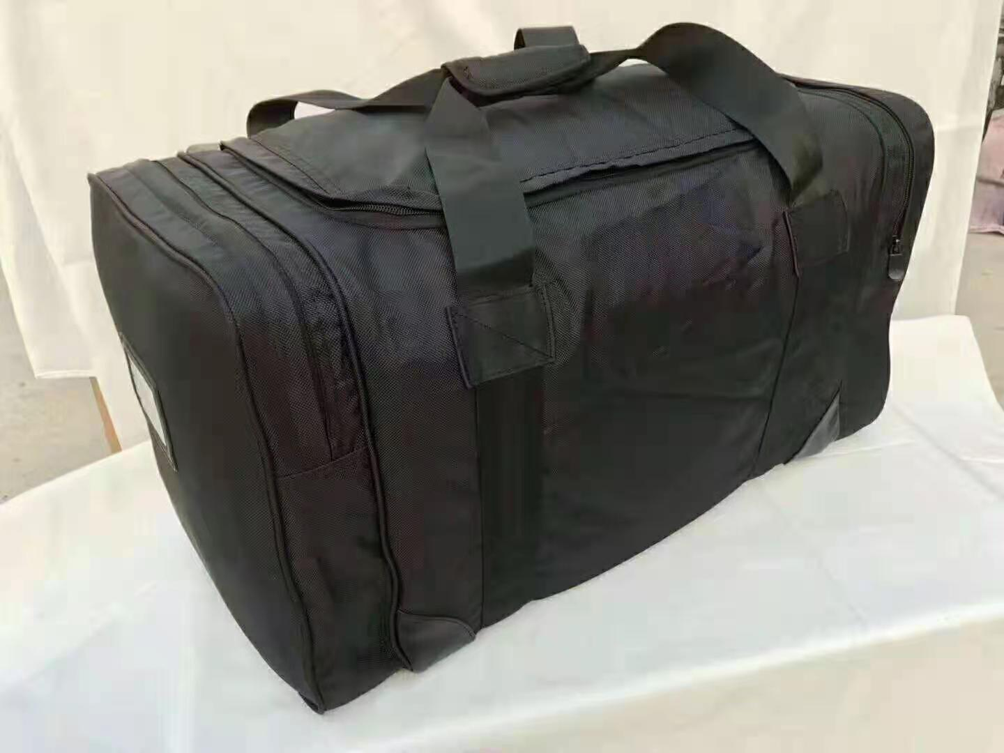 Black back bag, front bag, running bag, portable travel bag, back bag, left bag, waterproof handbag