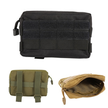 1000D outdoor EDC sundries storage bag commuter bag coin wallet military camouflage tactical MOLLE vice bag waist hanging bag