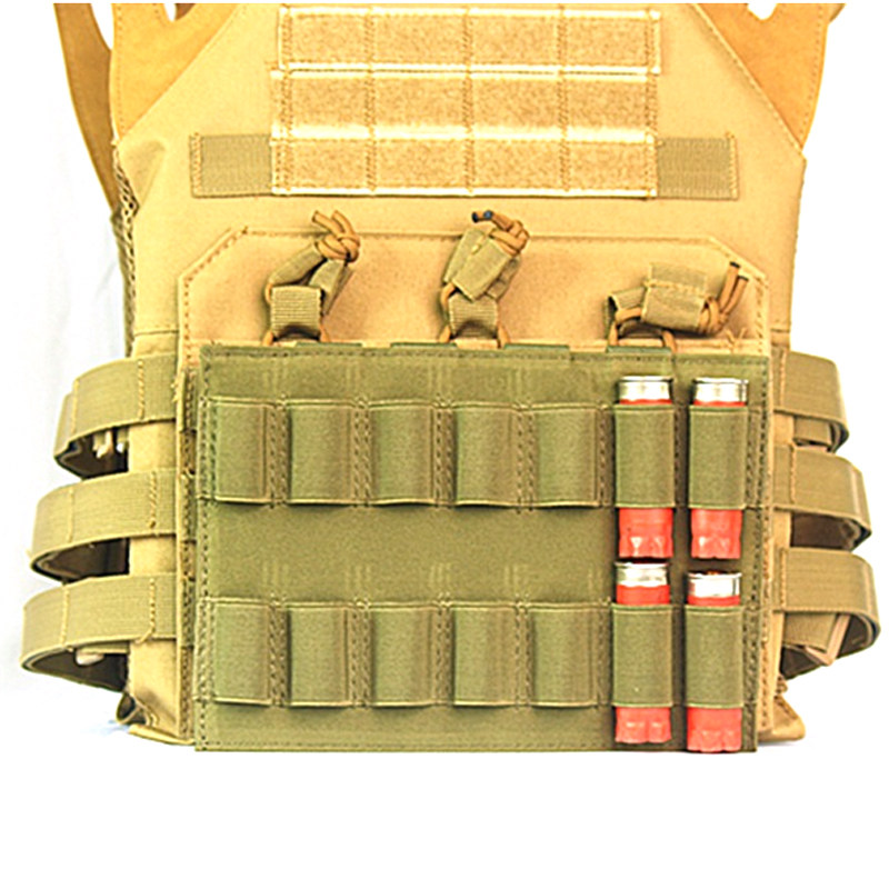 The fans of outdoor toy gun vest decorated with 14 hole bullet containment tactical panel tool to collect