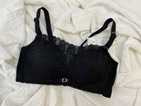 Черный бюстгальтер-топ