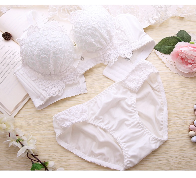 Sexy ren không có vòng ngực áo ngực tập hợp dày áo ngực nhỏ để nhận được sữa ngăn ngừa rủ xuống cô gái đồ lót áo ngực nữ