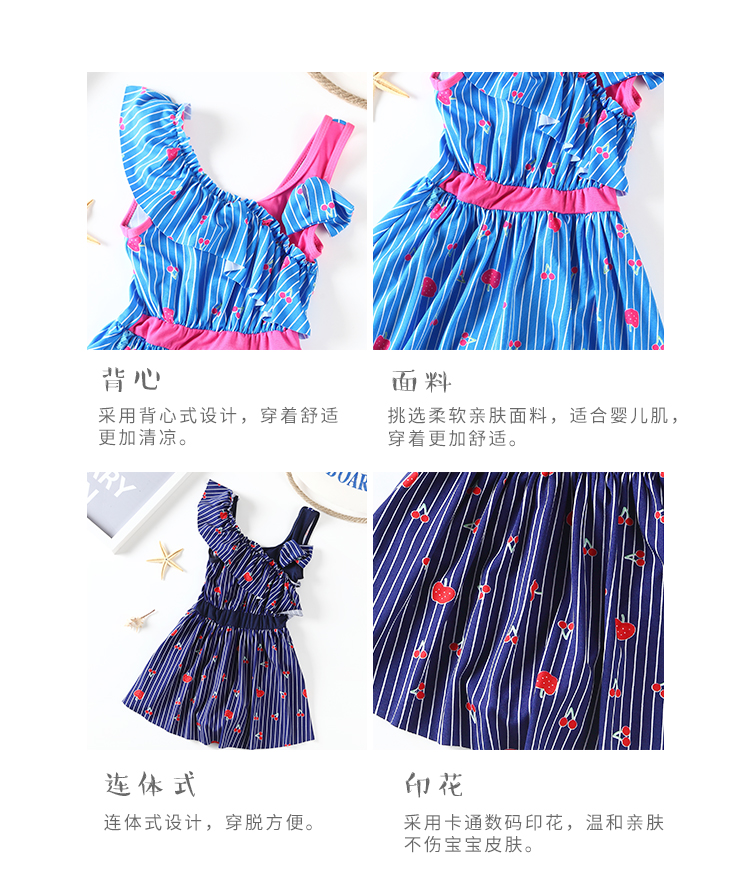 Mới nữ trung con dính liền cung ren off- vai bơi váy Hàn Quốc phiên bản bao gồm bụng mỏng sinh viên dễ thương bơi mặc bộ bơi cho bé