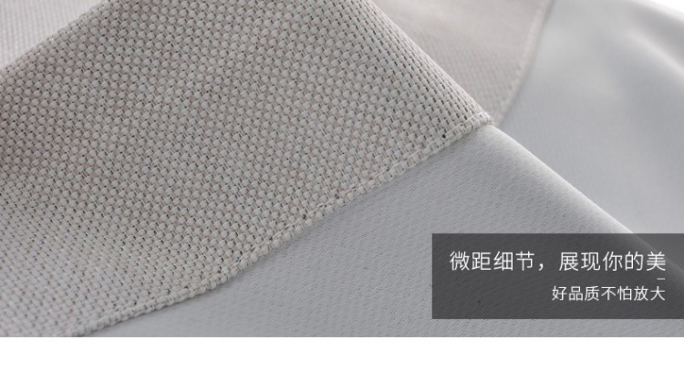 Rèm vải lanh đầy đủ hoàn thành tùy chỉnh đơn giản phòng ngủ hiện đại phòng khách sàn đến trần rèm gió Bắc Âu - Phụ kiện rèm cửa thanh treo rèm cửa bằng gỗ