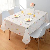 Table cloth waterproof table mat coffee table tablecloth fabric anti-scalding oil resistant disposable rectangular European style hotel table cloth