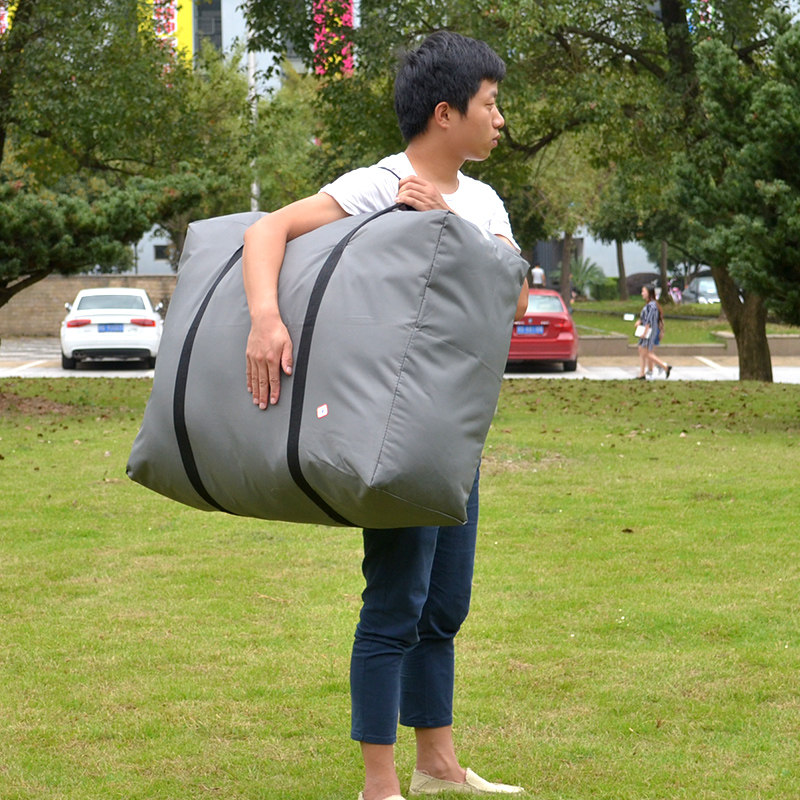 Moving Bags Packing Hand Luggage Shoes Travel Containing Cotton Quilts Finishing Woven Canvas Large Capacity