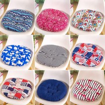 Round cushion cushion computer seat cushion office cotton linen chair table chair summer thickened breathable household