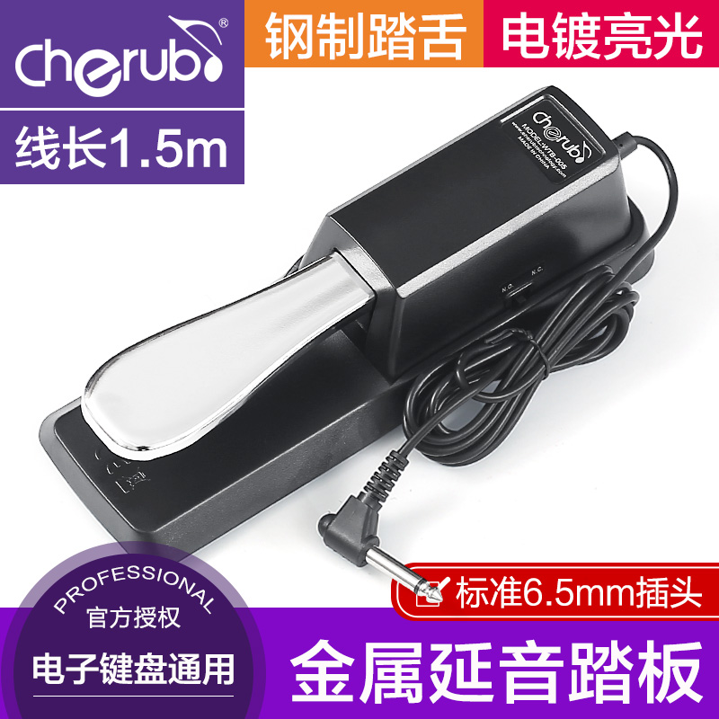  Cherub Electronic keyboard Electronic keyboard universal sustain pedal WTB-005 Metal pedal