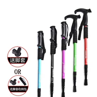 Dụng cụ leo núi được trang bị gậy đi bộ cầm tay kép có thể thu vào mía ngoài trời leo núi leo núi hoang dã - Gậy / gậy 	mua gậy dò đường cho người mù	