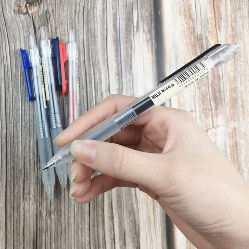 Muji, японские канцтовары, ручка-роллер для школьников и студентов, гель, клей, 0.5мм
