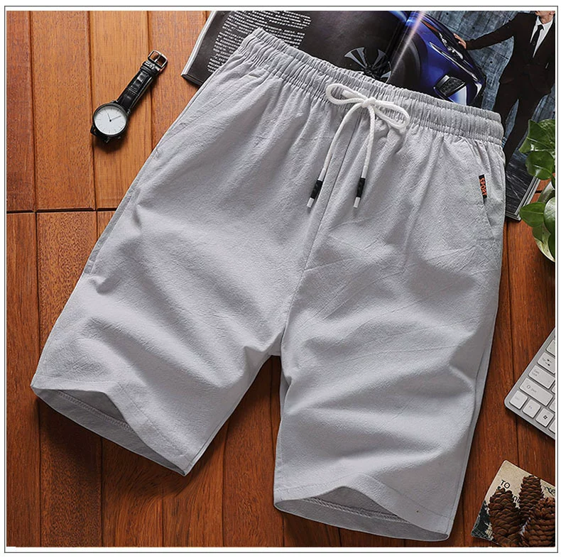 Quần short nam mùa hè quần âu nam năm quần nam bảy quần lỏng quần đi biển xu hướng quần lớn quần âu nam