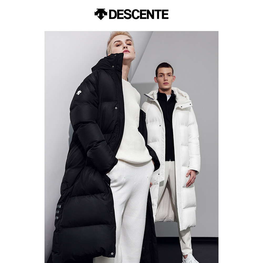 descente long down jacket