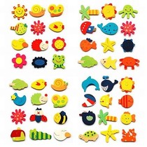 Insect magnetic refrigerator stickers Wooden blackboard Animal magnet stickers Cute cartoon magnets Small whiteboard stickers