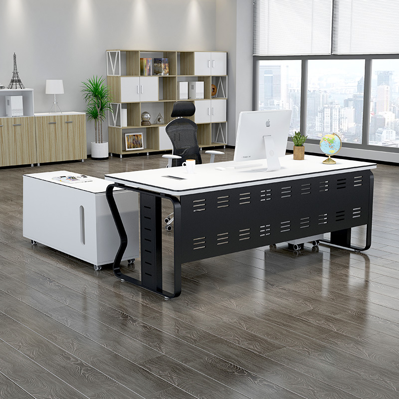 Boss desk president desk simple modern fashion atmosphere manager desk single table chair combination large class