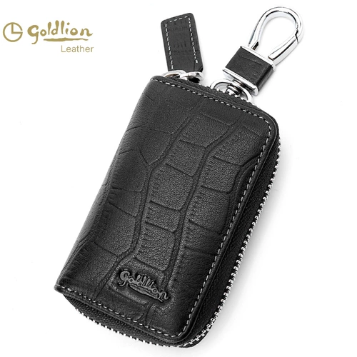Универсальная вместительная и большая ключница, кожаный чехол для проездного, картхолдер, из натуральной кожи, воловья кожа
