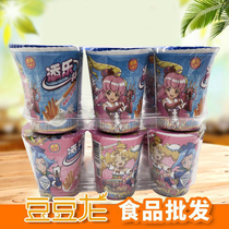 Tian Le cartoon King Rainbow Cup dipping sauce biscuits 25g × 6 cups