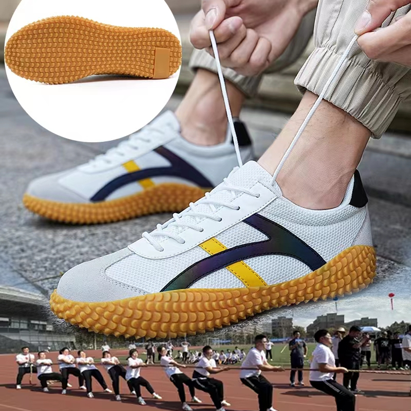 Professional Tug-Of-War Shoes, Special Shoes for Team Tug-Of-War Competitions, Flat-Soled Non-Slip Volleyball Sneakers, Men's Shoes Professional Tug-Of-War Shoes, Special Shoes for Team Tug-Of-War Competitions, Flat-Soled Non-Slip Volleyball Sneakers, Men's Shoes