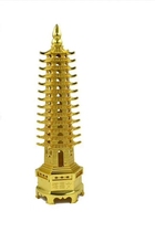 Bronze Wenchang Tower 13th floor and 9th floor office desk study room ornaments decorative crafts