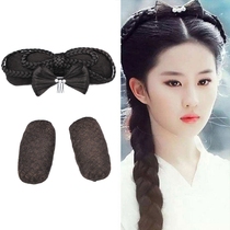 Costume film and television drama wig Qingyun Zhi Skirt bun Xiaolong female Zhao Liying Horn stick pad hair