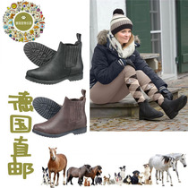 German direct mail winter warm childrens adult riding boots Teddy velvet equestrian special non-slip soles 30-46