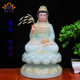 White marble statue of Guanyin Bodhisattva at home
