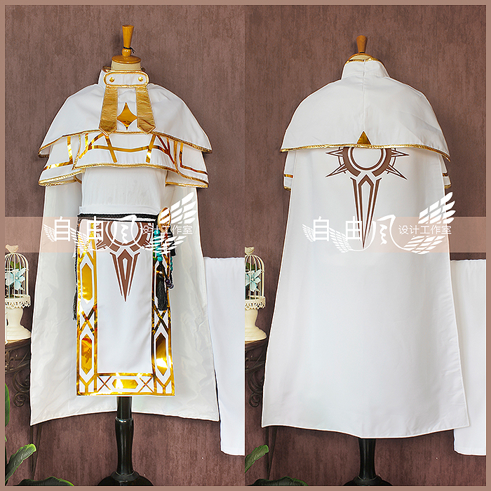 【Free Style】 Adventure Island Cosplay Costume Luminous Mage Anime Game Men's Clothing