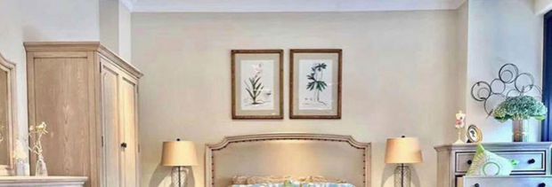 phòng tình yêu đích thực Lai nhà nhập khẩu Việt Nam Mỹ làm B693 trắng phòng ngủ bọc tủ giường vua giường retro cũ - Giường mẫu giường gỗ