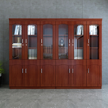 Office cabinet Information cabinet minimalist office cabinet floor plate containing lockers four-door six-door bookcase