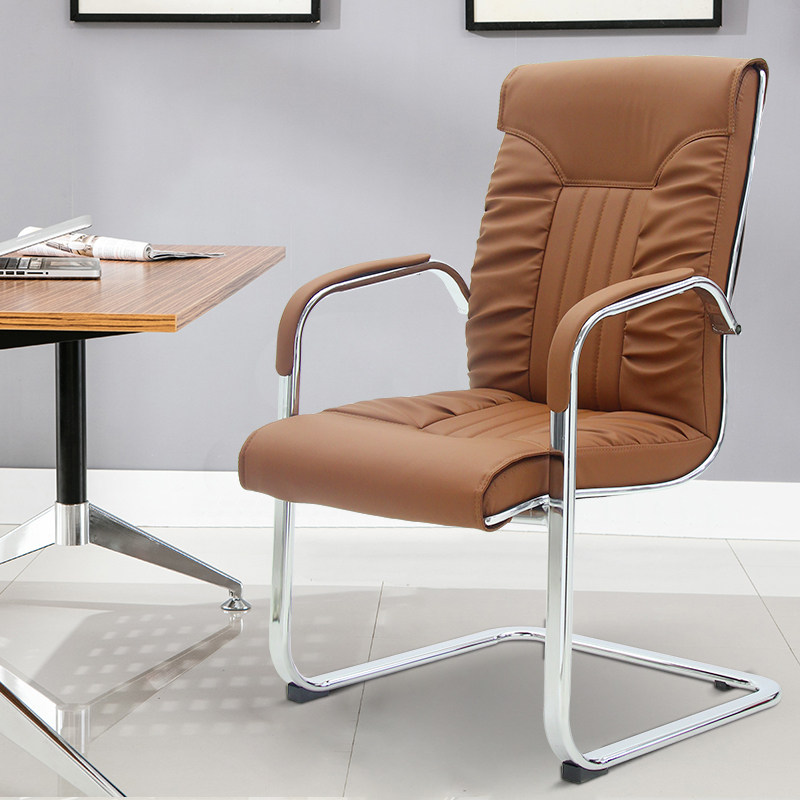 Office chair bow chair study desk chair leather chair conference chair simple reception seat staff chair computer chair home
