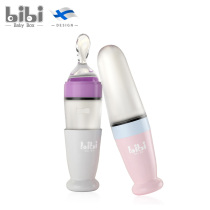 Baby rice paste spoon bottle soft silicone food artifact squeezed rice noodle baby feeding tool eating tableware
