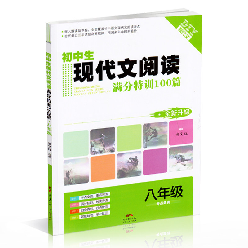 Genuine DIY junior high school students modern reading full score special training 100 articles 8th grade 8th grade high-efficiency score training