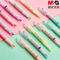 Chenguang Book Fluorescence Pen 6 Branch Pen ручка Держите ключевых студентов с легкими грубыми карандашами с ручным маркировкой.