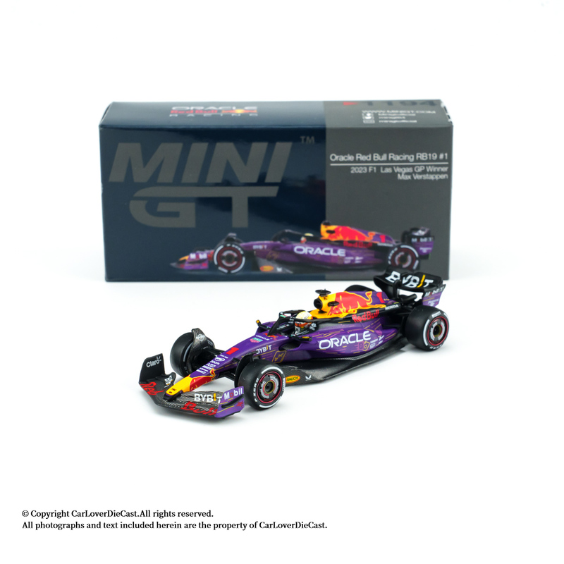 【Xinyi】Minigt 1194 Verstappen Las Vegas Edition Alloy Car 1:64 Scale Model