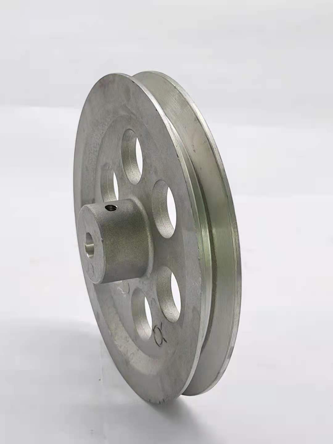 Single sink belt disc wheel A type triangular belt pulley outer diameter 155 mm inner hole 12 single sink motor pulley