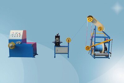 Wire coiling machine Nose beam double-head disassembly frequency conversion laser dust-free high-frequency looping machine Cake-making head wire rope