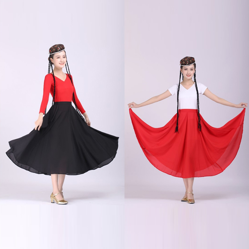 Professional version Uyghur skirt / Uyghur practice skirt Uyghur dance practice skirt Xinjiang dance practice skirt Xinjiang skirt