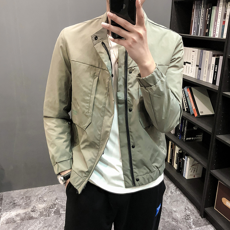 Workwear jacket men's 2022 spring and autumn new Korean version trend short baseball collar tide brand thin casual jacket men