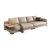 Pashaman Connelly leather sofa Italian minimalist first-layer cowhide large flat living room villa can be placed in a row