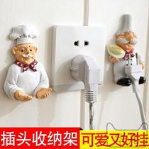 Small chef plug hook Bedroom optional all kinds of wall hanging practical supplies Safe shelving No trace Bathroom convenient