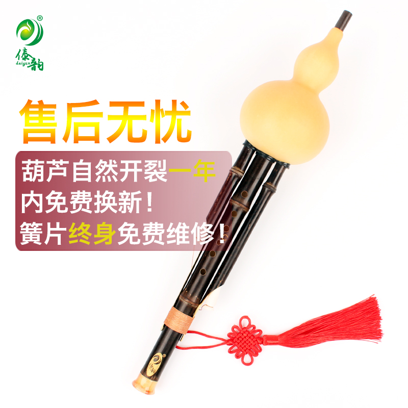 Yunnan Zizhu Gourd silk c tune b tune Primary school students, adults, children, beginners, professional playing instruments, G F D