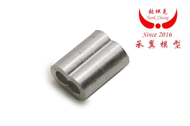 Tank Model Car Sand Table Simulation Rope Clamp, Towing Rope Steel Wire Rope Single Clamp M2.0-8 Hole