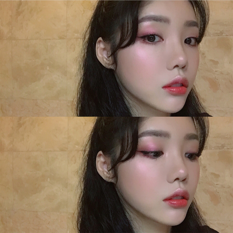Q quả bom đẹp để khóc! Hàn Quốc 16 sợi ngô cao bóng bột màu hồng sáng cao bóng đào phân cực plasticine phấn kiềm dầu