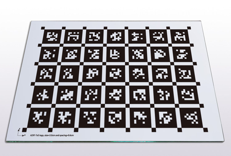 aprilgrid calibration plate two-dimensional code calibration plate black and white chessboard lattice machine vision optical correction board
