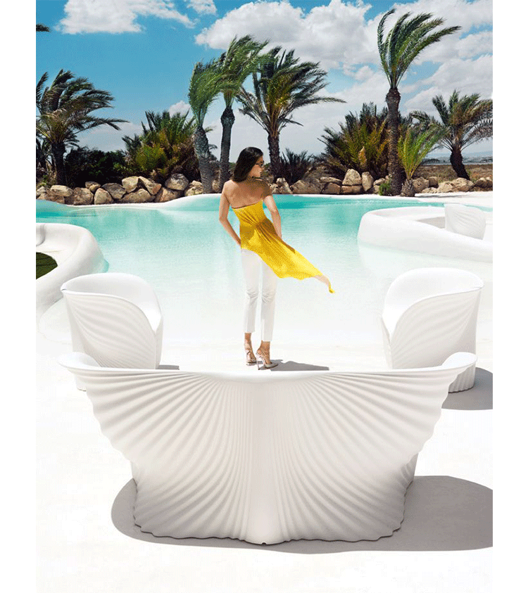 Design.M thiết kế nội thất ghế sofa phòng khách biophilia / sofa pháp luật tự nhiên FRP ghế xoay